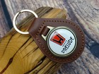 New Rare Vintage 1970 s Honda Prelude Leather Key Chain Ring Fob Nos