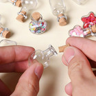 40 Pcs Small Glass Bottles With Cork Stoppers Set Tiny Potion Bottles With Box S