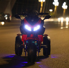 12v Kids Ride On Motorcycle 3-wheel Battery Powered Electric Motorbike Led Light