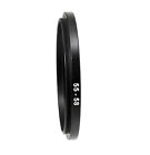 2 Pcs  55-58mm 55mm To 58mm Metal Step Up Lens Filter Ring Adapter Us Seller