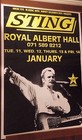 40x60  Subway Poster sting Live Royal Albert Hall 1994 Original Tour Concert Nos
