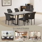  7-piece Set 1dining Table   6 Chairs  Expandable Dining Table kitchen Furniture