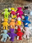 Mcdonalds 2004 25th Anniversary Happy Meal Ty Teenie Beanies Full Set Of 12