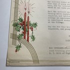 Canton  Ohio Business College Color Letterhead Christmas Greetings 1947 War Vets