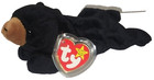 Ty Beanie Baby - Blackie The Black Bear  8 5 Inch  New Mwmts Plush Stuffed Toy