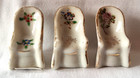 Lot Of 9 Doll House Miniature Furniture Vtg Porcelain Assorted Floral Chairs