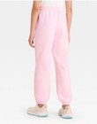 Girl   s All In Motion Ultra Soft Pink Fleece Joggers Size L New 
