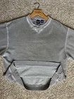 Vintage Gap Sweatshirt 90s Distressed Large Men   s V Neck
