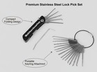 21pcs Stainless Steel Key Practice Set     Professional Door Unlocking Tools