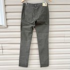 Patrizia Pepe Jeans Womens 28 Skinny Pants Green Denim Low Rise Italy Cuffed