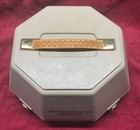 Dress Hat Storage Box Case Beige Hard Plastic Lockable Travel Traveling Case