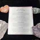 Alex And Ani Gemstone Crystal Kit   Amethyst  Sunstone  Rose   Green Quartz