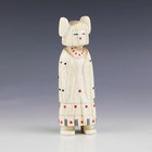 Native American Zuni Antler Maiden Fetish By Gabe Sice