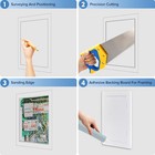 Access Plumbing Panel For Drywall Ceiling  4x6 In 2 Pc Plastic Access Door  Wall