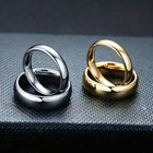Wedding Ring Engagement Titanium Steel Elegant Beautiful Simple Design