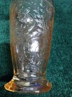 Set Of 2 Vintage 1950 s Mid century Jeanette Glass Floragold Tumblers 5 
