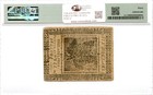 Continental Currency Fr cc-6 May 10  1775  6 Pmg Vf-30 Gcc Green  first Issue 