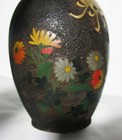 Fine Antique Meiji-era 10 5  Japanese Totai Cloisonne Pottery Vase  Circa 1890