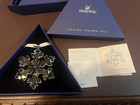 Swarovski 2016 Christmas Ornament Crystal Original Box - Mib   Beauty