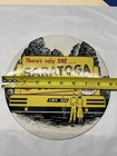 Extremely Rare     Saratoga Vichy Sign 1940   s-1950   s  9 Inch Round Counter Sign
