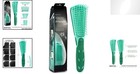 Pain-free Detangling Brush For Black Natural Hair - Quick   Gentle Green Design