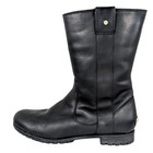 Ugg Women s 9 Black Leather Burrough Shearling Lined Waterproof Winter Boots