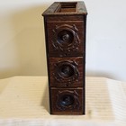 Antique Singer Treadle Sewing Machine Set 3 Drawers With Hanger Ornate  2
