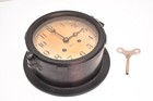 Antique Original Ww2 Us Navy Ships  Wwii Usn Chelsea 6  Deck Clock Wwii 1940s