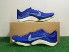 10 Men 11 5 Women - Nike Air Zoom Victory Blue White Running Racing Track Spikes