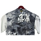 Vtg Billion Bay Shirt Mens Large Tiger All Over Print Button Y2k Japan Baggy