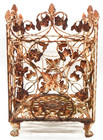 Vintage Cast Iron Square Large Heavy  Rusted Ornate Claw Feet Garden Planter