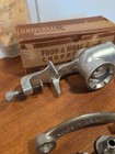 Vintage Universal Food And Meat Chopper With Box