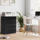 Wood Simple 4-drawer Dresser  Black