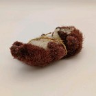 Vintage Teddy Bear Fuzzy Brown Plush Toy Figure Miniature Bear Spooky 7cm Tall