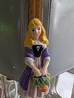 Vtg Disney Ceramic Sleeping Beauty  Aurora   Prince Phillip Figurines- 3 Pc