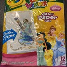 New Crayola Disney Princess Color Wonder Glitter Paper Coloring Pad   Markers