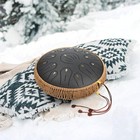 Steel Tongue Drum 15 Notes 14 Inch D-key Panda Balmy Drum Percussion Instrument