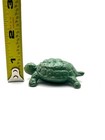 Vintage Green Turtle Tortoise Metal  Figurine