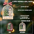Custom Family Ornaments  Personalized Family Name Ornament 2025  Christmas Tree