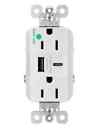 Pass   Seymour Legrand Hosp Grade Fast Charge Usb   Dup Tr15husbac6w  Box Of 10