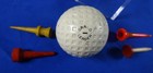 Antique Vintage  Golf Ball  mesh  Grand Leader 4 Vintage Golf Tees Display Box