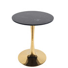Modern Round Coffee Table  Sturdy Wood metal Accent Side Table For Living Room