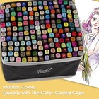 168 Colors Dual Tips Alcohol Markers  Permanent Sketch Art Markers Pens Set With