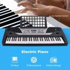61 Keys Music Electronic Keyboard Electric Digital Piano Organ With Music Stand