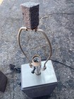 Mid Century Modern Tall Lucite Table Lamp Vintage