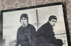 Vintage 1996 Oasis Poster Gallagher Brothers  6505 Funky 22x34 25   