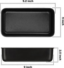 Nonstick Bread Loaf Pan Set Of 3  9x5 Inch Stainless Steel Core Metal Loaf Pan F