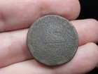 1786-1788 New Jersey Cent- Colonial Copper Coin  Metal Detector Find 