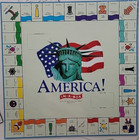 America In A Box Monopoly Style Board Game By  late For The Sky  Factory Sealed