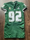 South Florida Bulls Adidas Game Jersey Football Green White Used Team Issued  92